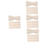 HEMOTON Juego De 4 Accesorios Para Guitarra Tuercas De Hueso De Buey Melodía Rica Para Tu Instrumento 5 Piezas X 4