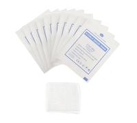 Hemoton Juego de almohadillas de gasa estériles desechables: 30 esponjas de gasa estériles para limpiar y amortiguar heridas fuera de suministros de primeros auxilios