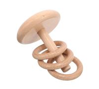 HEMOTON Juguete De Madera De Haya para Construir con Forma De Anillo para Pequeños Apilable Montessori para Lanzar Anillos para Pequeños Apilable para Jugar En El Jardín De