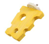 HEMOTON Juguete De Soporte para Plataforma De Madera para Percha De Pájaros Accesorios para Periquitos para Jaulas De Pájaros Soporte De Madera para Mascotas Pequeñas