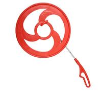 HEMOTON Juguete Educativo Aro Rodante de Plástico 30 Cm Rojo, Juguete Infantil Divertido para Desarrollo Cognitivo y Motriz, Adecuado para Actividades y Juegos al Aire Libre