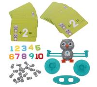 HEMOTON Juguete Educativo Matemático Balance de Números con Diseño de Dibujos Animados para Mesa para Aprender Suma y Resta Desarrollo de Habilidades Matemáticas y Pensamiento Crítico