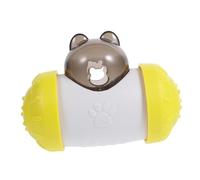 HEMOTON Juguete para Perros Carrito de Equilibrio con Dispensor de Comida para Mascotas la Coordinación Inteligencia para Masticación Color