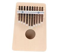 HEMOTON Kalimba Piano De Pulgar Portátil De Madera, Instrumento Musical Pequeño De 10 Notas, Piano De Dedo Para Principiantes y Niños, Kalimba Creativa Para Obsequio y Aprendizaje