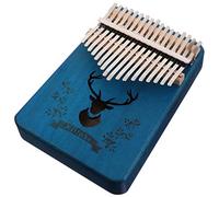 HEMOTON Kalimba Teclas De Madera Piano De Pulgar Para Principiantes y Profesionales Instrumento Musical Portátil Kit De y Manual De