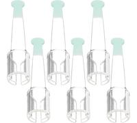 HEMOTON Kit de 6 Puntas para Limpieza de Oídos de Pp, Cucharas para Cerumen que No Irritan el Oído, Ideales para Uso Diario y Eliminación Efectiva de Cera Acumulada