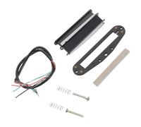 HEMOTON Kit de Pastillas Mini Humbucker para Guitarra Eléctrica St, Doble Bobina Alnico5, Cancelación de Ruido, Color Negro, Accesorios de Guitarra, Partes Profesionales para Reemplazo