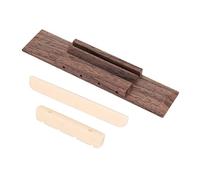 HEMOTON Kit De Puente y Cejuela De Ukulele De Madera De Altura y Antirrotura Accesorio Práctico y Resistente Para Reparación y Mantenimiento De Instrumentos
