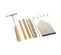 HEMOTON Kit Teclas Diy 17 Teclas Kalimba Accesorios Piano Pulgar Martillo Afinación