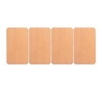 HEMOTON Láminas de Cedro Natural para Humidor de Cigarros, 4 Piezas Grandes 200x123x0,5 Mm, Control de Humedad y Frescura Mejorada para Almacenamiento y Viaje