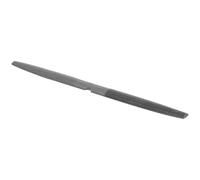 HEMOTON Lima de Cera Semicircular de Doble Punta para Joyería, Negra | Herramienta de Hierro para Tallar y Limar, Diseño Doble, Forma Media Caña, para Metal y Manualidades