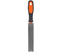 HEMOTON Lima Triangular de Acero y Dientes Finos Mango Ergonómico de 6 Pulgadas para Escofinar Madera y Metal, Herramienta Manual para Carpintería y Tallado
