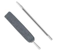 HEMOTON Limpiador de Polvo Retráctil para Espacios Plumero de Microfibra Flexible Mango Telescópico Ajustable y Paño Incluido Adecuado para Limpiar Debajo de Camas Muebles y Rincones