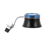 HEMOTON Lupa de Relojero de Aleación de Aluminio 20x Clip Magnético Herramienta Práctica para Gafas para Reparación de Relojes y Trabajos Finos de Joyería