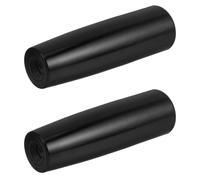 HEMOTON Mango de Brocheta para Asador Aislado de Baquelita Negra M8x90 Mm, 2 Piezas, Repuesto Resistente al Calor para Tenedor de Barbacoa, Herramienta Ergonómica para Parrilla al