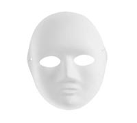 HEMOTON Máscara de Pulpa para Pintar Diy, Estructura Ergonómica y Fácil de Colorear, Adecuada para Disfraces y Actividades Educativas