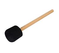 HEMOTON Maza Para Bombo Con Cabeza De Felpa Suave y Mango Ergonómico De Haya Negra Accesorio Profesional De Percusión Para Bateristas Principiantes y Avanzados Cómodo y Antideslizante Para