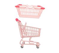 HEMOTON Mini Carrito De Compras Cesta De Compras Para Bebés Cesta Pequeña Asa Para Jugar Interiores o Exteriores Para Pequeños