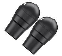 HEMOTON Mini Papelera para Coche Tapa Abatible Capacidad 520 Ml Diseño Reducido Negro Adecuado para Portavasos y Organización de Basura Automóvil Set de 2 Unidades