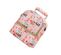 HEMOTON Mochila Térmica para Almacenamiento de Leche Materna, Bolsa Aislante de Nylon Doble Capa, Conservación hasta 14 Horas, Cómoda para Madres, Adecuado para Exteriores y Viajes
