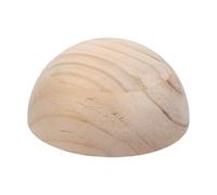 HEMOTON Molde de Cerámica de Madera Beige Semiesférico para Modelado Geométrico Rápido y Consistente en Creación de Cuencos y Cestas para Aficionados y Profesionales
