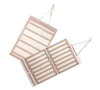 HEMOTON Organizador de Accesorios para Cabello y Colgador Estructura Simple 2 Piezas de Fieltro Multifuncional y Elegante Adecuado para Festival y Hogar