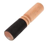 HEMOTON Palo De Madera Para Cuenco Tibetano Meditación, Mazo De 13 Cm Cuero Envuelto, Accesorio Para Cuenco Sonoro Adecuado Para Prácticas De Relajación y Terapia Sonora