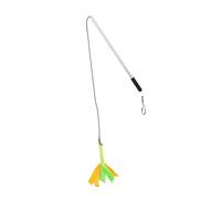 HEMOTON Palo de Perro Juguetes estimulantes para Perros Perro señuelo de Juguete Varita mágica para Perros Juguete para Perros con Barra de coqueteo aleación de Aluminio
