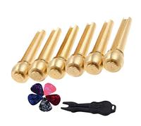 HEMOTON Pasadores De Cuerda Para Guitarra De Clavijas De Puente De Guitarra Acústica Accesorios De Repuesto Para Fijar Cuerdas