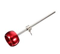 HEMOTON Patas Bombo 2 Piezas Martillo De Pedal De Tambor Batidor De Pedal De Bombo Martillos De Pedal De Tambor Reposapiés Patada De Aleación Rojo Aleación De Aluminio Tambor De Bajo Kit De Batería