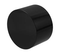 HEMOTON Pedestal para Trofeos Cilíndrico de Cristal Negro 80x80x50 Mm, Base de Exhibición Segura para Premios y Medallas, Soporte Decorativo para Eventos Deportivos y Ceremonias