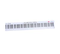 HEMOTON Pegatinas para Teclado de Piano de 88 Teclas Diseño 1:1 en Pvc Resistente al Agua, Espacio Razonable entre Teclas para Práctica y Enseñanza de Principiantes