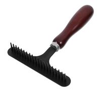 HEMOTON Peine para Mascotas Mango De Madera Peine De Acero Inoxidable para Perros y Gatos para Cepillo Mascotas y para Pelo Rizado El