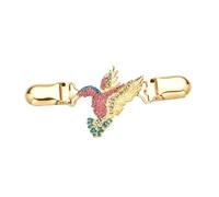 HEMOTON Pinza para Suéter de Mujer de Aleación Gemas de Imitación, Clip Decorativo para Cárdigan y Chal, Accesorio de Ropa Brillante para Cuello y Bufanda, 1 Pieza