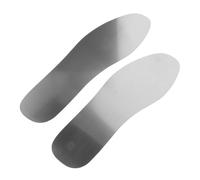 HEMOTON Plantillas de Acero Inoxidable Resistentes Anti-perforación para Botas y Zapatos de Mujer y Hombre Talla Plantilla Protectora para Trabajo Senderismo y Uso Diario