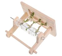 HEMOTON Poste De Soporte para Loros De Madera Maciza Portador De Loros Percha De Cuerda De Loro Jaula De Bambú para Loros Perchas para Loros para Pájaros Cosas De Pájaro Perca