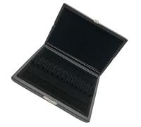 HEMOTON Practica El Almacenamiento De Láminas Accesorios De Los Jugadores Oboe Estuche Musical De Madera Titular De Láminas Resistente Caso Protector De Caña Caso De Reed Musician Black