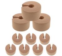 HEMOTON Protector de Puerta Nbr Anticolisión 10 Piezas para Muebles y Puertas, Cojín de Seguridad para Dedos en Cocina y Dormitorio, Ahorro de Espacio y Protección Familiar