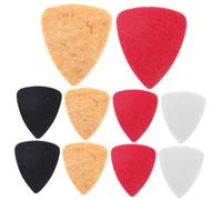 HEMOTON Púas de Fieltro para Guitarra y Ukelele, Surtido de 10 Unidades, Colores Mixtos, Suaves y Antideslizantes, Accesorio para Instrumentos de Cuerda de Baja Tensión, Selección Cómoda y Versátil