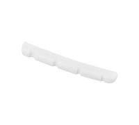 HEMOTON Puente de Guitarra Acústica de 4 Cuerdas Dj26a Cejuela Ranurada y Silla de Montar de Hueso de Buey Duradero, Accesorio de Repuesto Curvado para Instrumentos Musicales