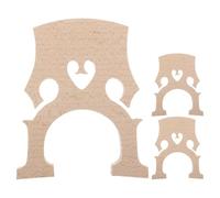 HEMOTON Puente de Violonchelo 4/4 de Madera de Arce Artesanal, 3 Piezas para Repuesto Profesional, Accesorio para Instrumento Musical, Suministro para Interpretación y