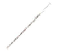 HEMOTON Pulsera de Mahjong Tradicional China Ajustable en Plata, Joyería Majiang Símbolo de Buena Suerte Feng Shui, Pulsera Creativa para Mujer como Obsequio de Prosperidad y Fortuna