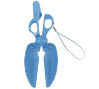 HEMOTON Recogedor Excrementos para Mascotas con de Alta Tensión Clip Portátil Tipo Tijeras y Duradero para Limpieza Interior y Exterior