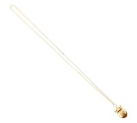 HEMOTON Reloj de Bolsillo Vintage Pequeño Tipo Escarabajo, Cuarzo Metálico Dorado, Unisex para Estudiantes y Uso Diario, Reloj Retro Portátil Decorativo con Cadena Colgante