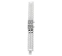 HEMOTON Reloj Digital LED para Hombres Estilo Retro Chic Aleación Rectangular, Funcionamiento Preciso y Operación a Largo Plazo, Adecuado para Vestir y Uso Diario