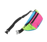 HEMOTON Riñonera Retro Neon Ligera y Ajustable Bolsa de Cintura Unisex Resistente y Compacta para Festival Entreno y Uso Diario