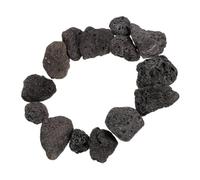 HEMOTON Rocas Volcánicas Decorativas para Acuario, 250g, Piedra Pómez Natural Porosa 2-4 Cm, Grava Negra para Paisajismo Acuático, Mejora Circulación de Agua y Oxigenación