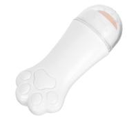 HEMOTON Rodillo Facial Absorbente de Color Claro Piedra Volcánica de Aceite Portátil y Fácil de Limpiar, Diseño Adorable en Forma de Pata de Gato para Uso en Bolso o Citas