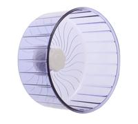 HEMOTON Rueda de Marcha Silenciosa para Hámster Juguete Deportivo de Cristal para Chinchilla para Ejercicios la Jaula