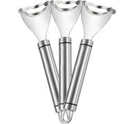 HEMOTON Set de 3 Peladores de Maíz de Acero Inoxidable, Desgranadora Compacta y Fácil de Manejar para Cocina y Tienda de Alimentos